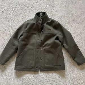 Cinch Ladies Olive Green Wooly Coat size XL